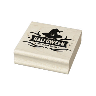Tampons Encreurs Joyeux Halloween Chapeau de Sorcières