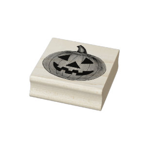 Tampons Encreurs Joyeux Halloween Citrouille Carving Jack o' Lanter
