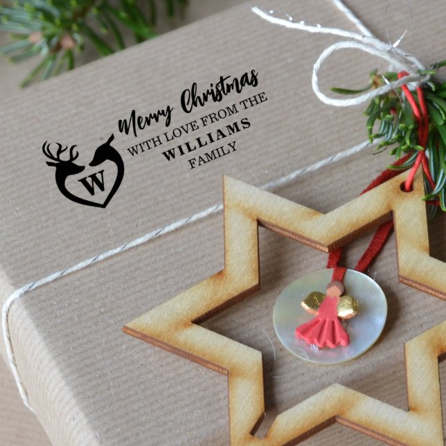 Tampons Encreurs Joyeux Noël avec amour de (coutume) Famille (Créateur téléchargé)