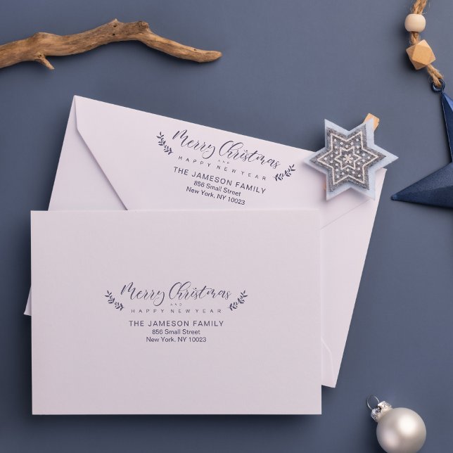 Tampons Encreurs Joyeux Noël et Joyeux Jour de l'An Script lunatiqu (Créateur téléchargé)