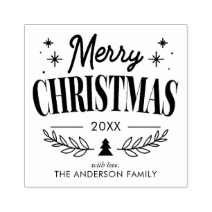 Tampons Encreurs "Joyeux Noël" Fun