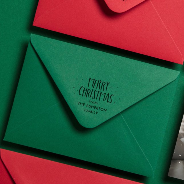 Tampons Encreurs Joyeux Noël mignon points simples étoiles vacances (Créateur téléchargé)