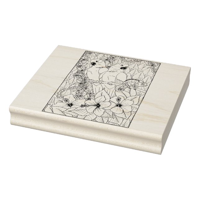 Tampons Encreurs Joyeux perroquets creux (Tampon)