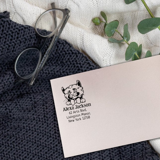 Tampons Encreurs Kinkalow Cat Adresse de retour (Créateur téléchargé)