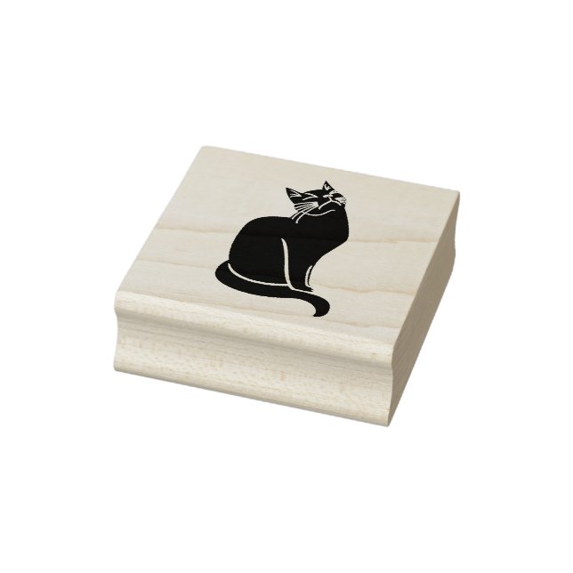 Tampons Encreurs Kittie Posée dans une position assise (Tampon)