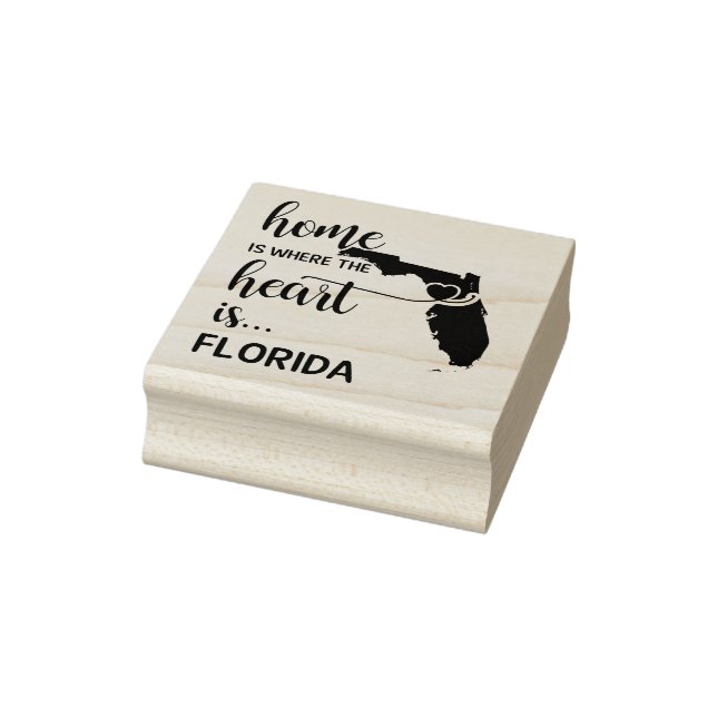 Tampons Encreurs La maison de Floride est le coeur (Tampon)