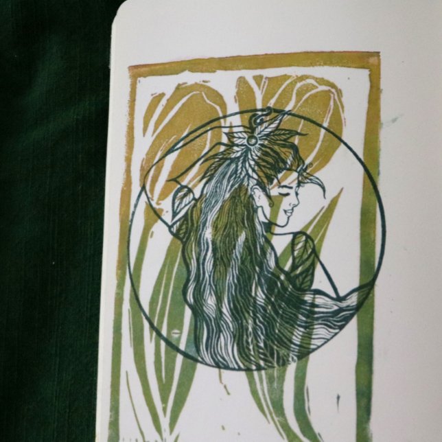 Tampons Encreurs La nature est ma déesse druide de l'Église (Créateur téléchargé)