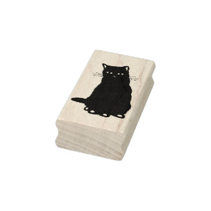 Tampons Encreurs La silhouette du chat perse est estampille