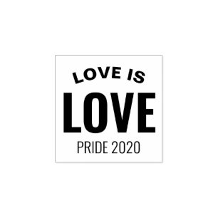 Tampons Encreurs L'amour est amour Gay pride Personnalisé