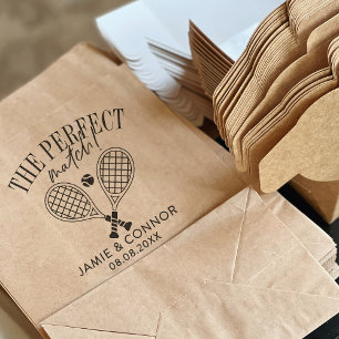 Tampons Encreurs Le match parfait Save the Date Mariage Tennis