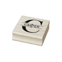 Lettre C | Monogramme à fente ornementale noire