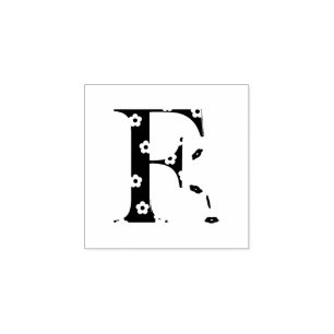 TAMPONS ENCREURS LETTRE FLEURIE F