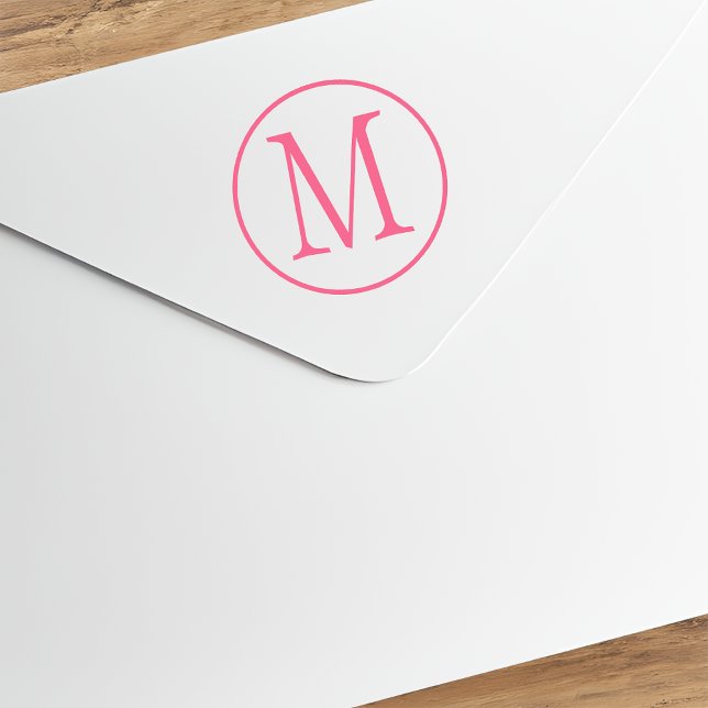 Tampons Encreurs LETTRE MAJUSCULE ARRONDISSÉE Cercle MONOGRAPHIQUE (Créateur téléchargé)