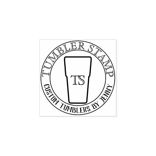 TAMPONS ENCREURS LETTRE MONOGRAPHIQUE TOMBEAU TASSE DE COUPE DE MOU (Impression)