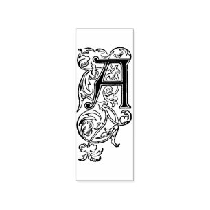 Tampons Encreurs Lettre Vintage A