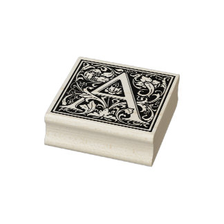 Tampons Encreurs LETTRE William Morris A MONogramme