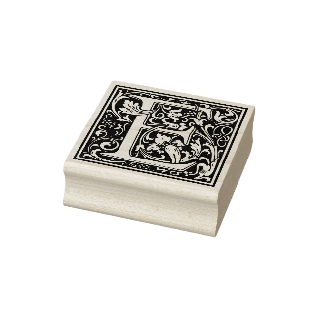 Tampons Encreurs LETTRE William Morris E (Tampon)