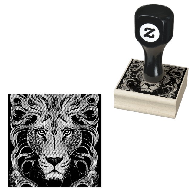 Tampons Encreurs Lion Gold Filigree (Tamponné)