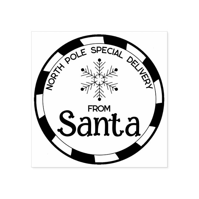 Tampons Encreurs Livraison spéciale de Père Noël Christmas Seal (Impression)