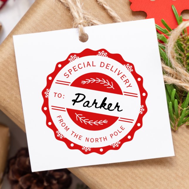 Tampons Encreurs Livraison spéciale du Pôle Nord de Santa Clause (Créateur téléchargé)