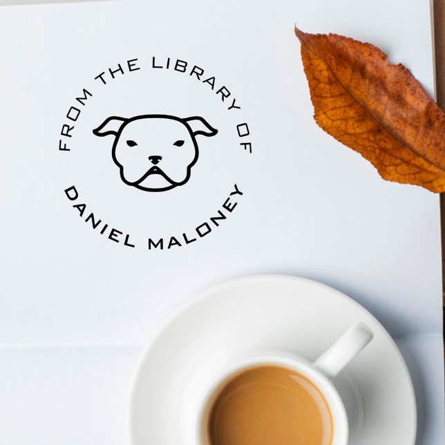 Tampons Encreurs Livre personnalisé | Pitbull (Créateur téléchargé)