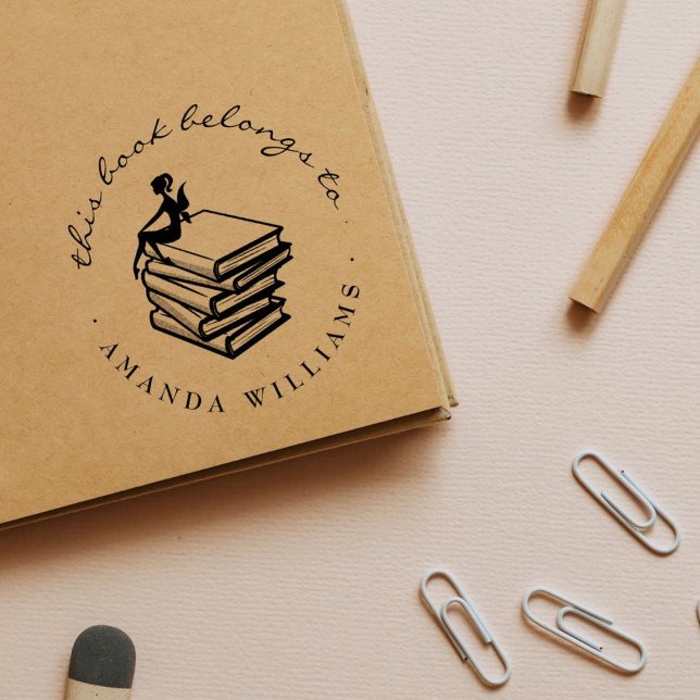 Tampons Encreurs Livres de bibliothèque personnalisée manuscrits vi (Créateur téléchargé)
