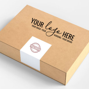 Tampons Encreurs Logo de base sur mesure Entreprise Chic Typographi