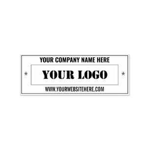 Tampons Encreurs Logo de l'entreprise personnalisée et timbre en ca