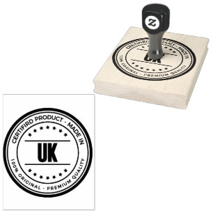 Tampons Encreurs Logo de mot britannique imprimé encre majestueuse