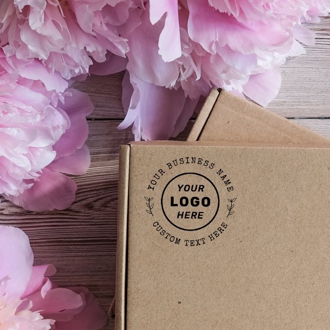 Tampons Encreurs Logo de nom commercial et de texte personnalisé du (Créateur téléchargé)