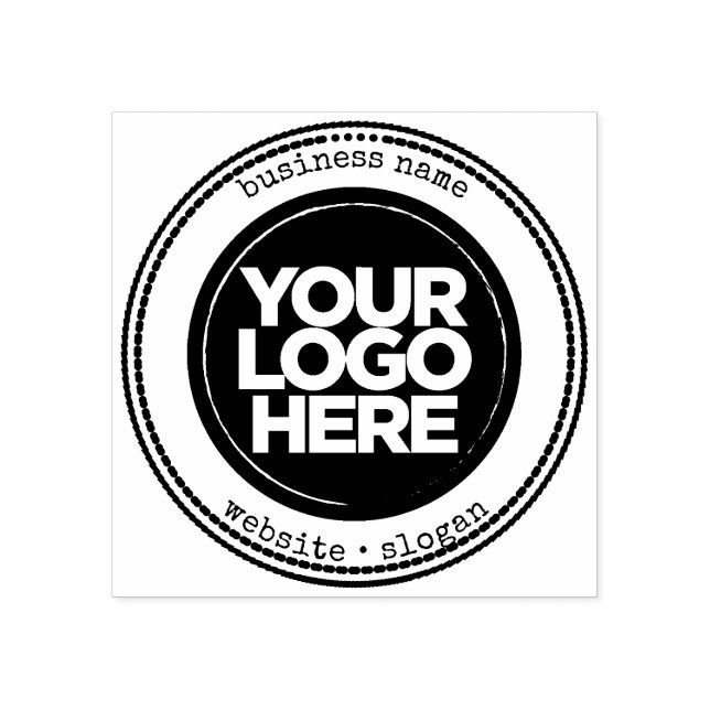 Tampons Encreurs Logo d'entreprise monogramme minimaliste (Impression)