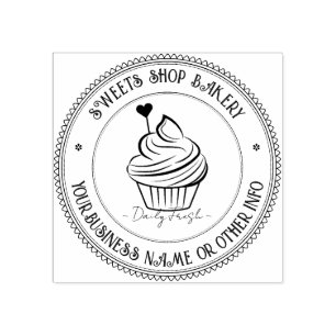 Tampons Encreurs Logo d'entreprise personnalisé   Logo de boulanger