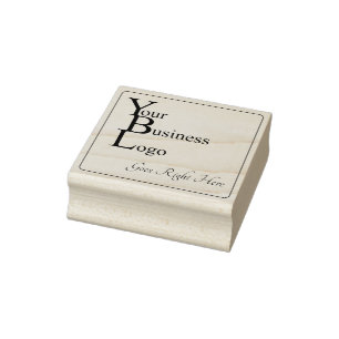 Tampons Encreurs Logo d'entreprise simple Carré noir encre moderne