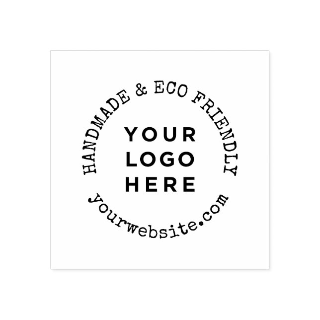 Tampons Encreurs Logo d'entreprise Site Web rustique artisanal pers (Impression)