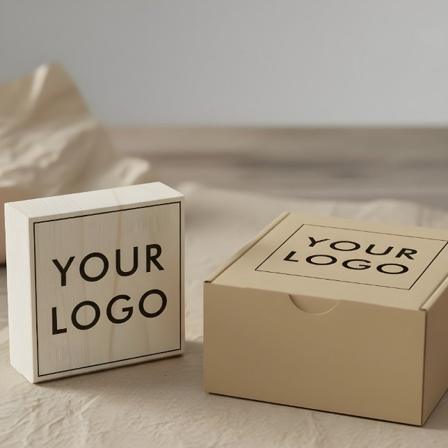 Tampons Encreurs Logo d'entreprise taille réelle simple (Créateur téléchargé)