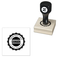 Logo Élégant Compact Canada Premium Encre Cobalt