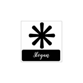 Tampons Encreurs Logo et slogan simples personnalisables