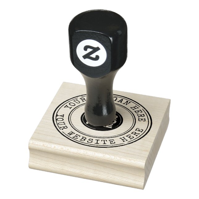 Tampons Encreurs Logo vintage Borders Design Round (Tampon)