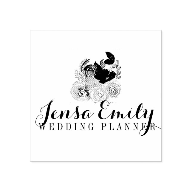 Tampons Encreurs Logo wedding planner Bouquet Studio Artist (Impression)