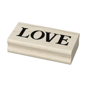Tampons Encreurs LOVE 1"x2.5" Timbre en caoutchouc / Buffalo