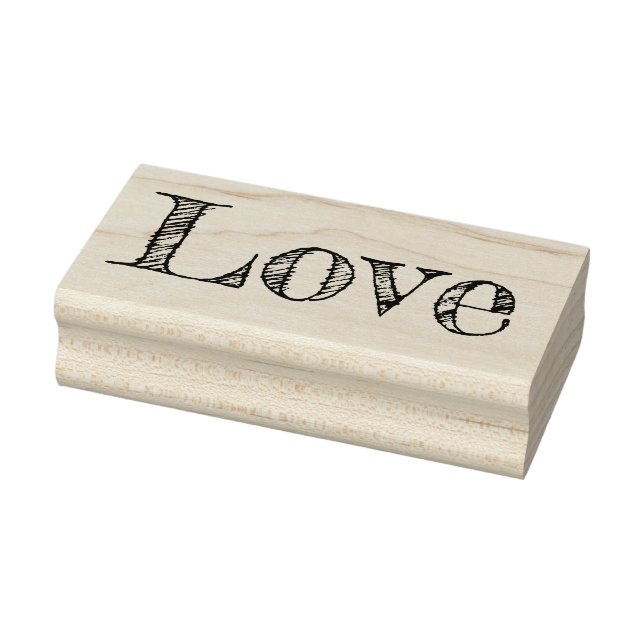 Tampons Encreurs LOVE 1"x2.5" Timbre en caoutchouc / Fredericka (Tampon)