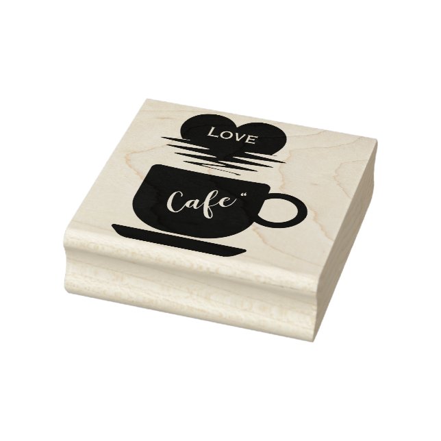 Tampons Encreurs Love Cafe" (Tampon)
