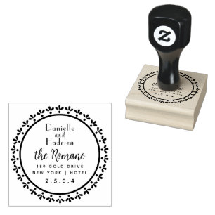 Tampons Encreurs M. & Mme Mariage Couple