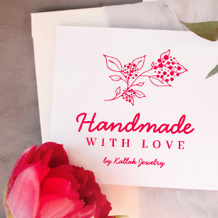 Tampons Encreurs Magnifique Bunch Floral fait main avec citation d'