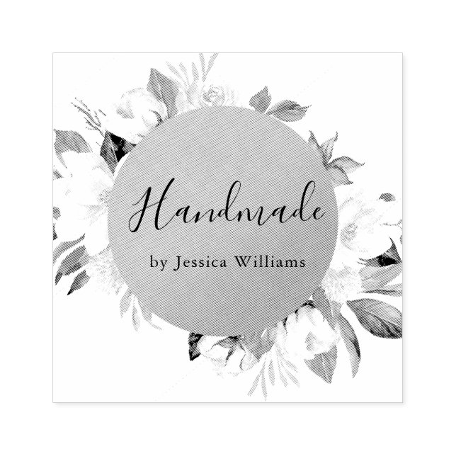 Tampons Encreurs Main Rustique Personnalisée Faite Par Timbre En Ca (Impression)