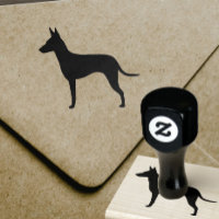 Manchester Terrier race Chien Silhouette