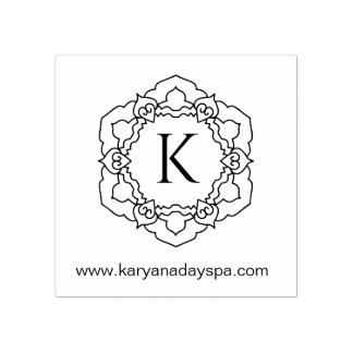 Tampons Encreurs Mandala Monogramme Spa exotique Beauté Henné