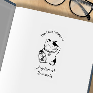 Tampons Encreurs Maneki Neko Japonais Lucky Chat Plaque