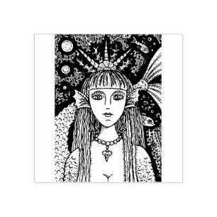 TAMPONS ENCREURS MARÉE NOIRE GOTHIQUE, IMAGINAIRE EN CAOUTCHOUC