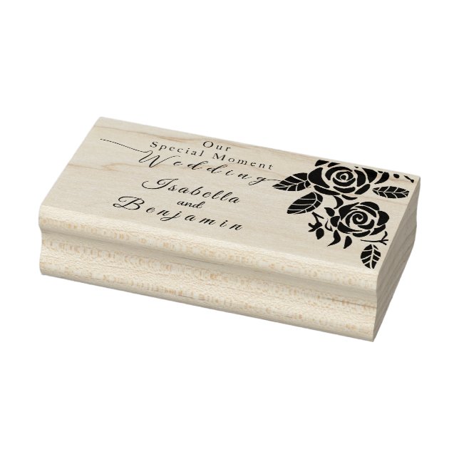 Tampons Encreurs Mariage Rose or noir (Tampon)